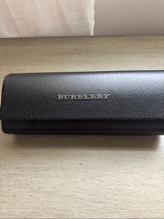 Burberry Accessories - Burberry Black Fold-Over Leather Glasses Case. Brand New Case Only